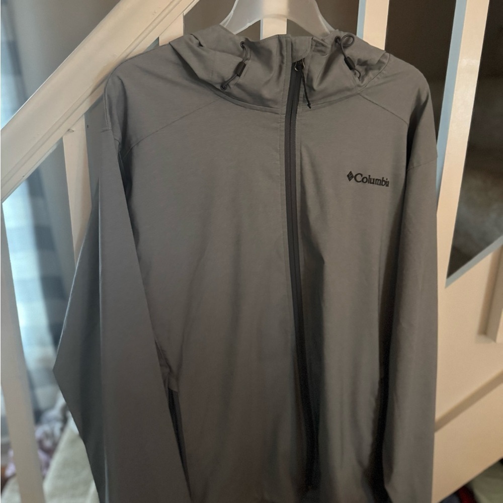 Columbia Gray Full-Zip Jacket